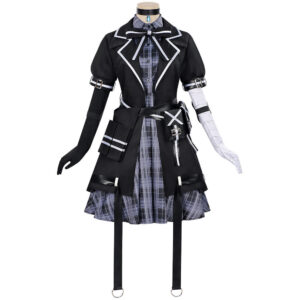 Magical Girl Witch Trials(2025) Tachibana Sherry Robe Noire et Violette Cosplay Costume
