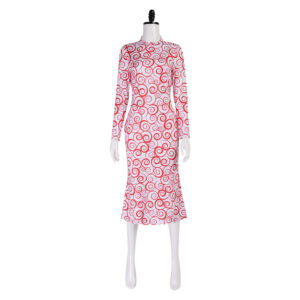 Mars Attacks Martian Girl Robe Rouge Cosplay Costume