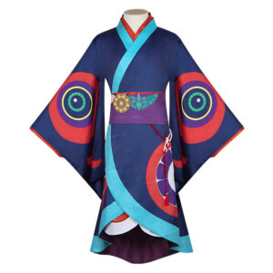 Mononoke Zashiki Warashi Tenue Bleue Cosplay Costume