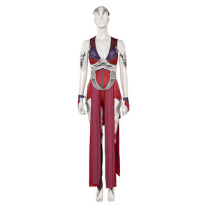 Mortal Kombat Nitara Tenue Rouge Cosplay Costume