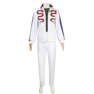 One Piece L'Armada Pirate de Don Krieg Gin Cosplay Costume
