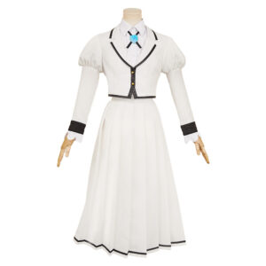 Rock Is a Lady's Modesty(2025) Suzunomiya Lilisa/Otoha Kurogane Uniforme Blanc Cosplay Costume
