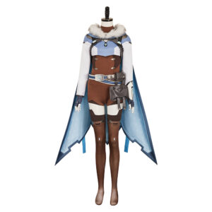 Overwatch 2 OW Freya Tenue Bleue Cosplay Costume