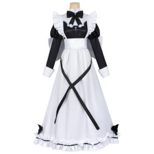 Playing Death Games to Put Food on the Table(2026) Aoi Robe de Soubrette Cosplay Costume