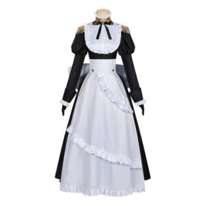 Playing Death Games to Put Food on the Table(2026) Beniya Robe de Soubrette Cosplay Costume