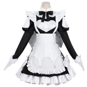 Playing Death Games to Put Food on the Table(2026) Momono Robe de Soubrette Cosplay Costume