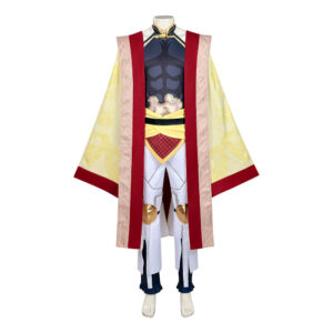 Record of Ragnarok Qin Shi Huang Tenue Jaune Cosplay Costume