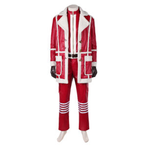Nom de Code: Rouge(2024) Nick Santa Claus Père Noël Tenue Rouge Cosplay Costume