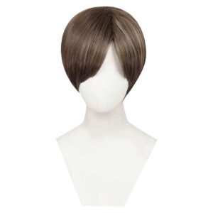 Resident Evil Leon Scott Kennedy Cosplay Perruque