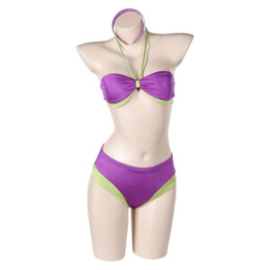 Scooby-Doo Daphne Blake Maillot de Bain Bikini Violet Cosplay Costume