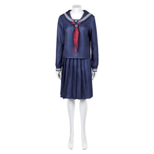 Silent Hill F(2025) Chiko Fukuwaka Uniforme Scolaire Bleu Cosplay Costume