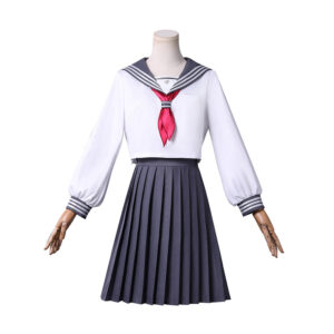 Silent Hill F(2025) Shimizu Hinako Uniforme Scolaire Blanc et Noire Cosplay Costume