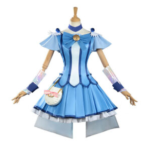 Smile Precure! Pretty Cure Aoki Reika Robe Bleue Cosplay Costume