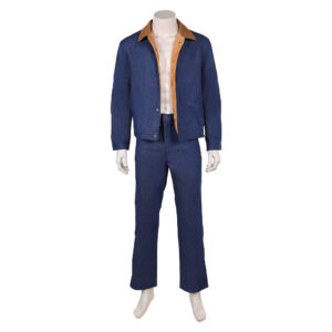 Stranger Things Saison 5(2025) Dmitri Antonov Tenue Bleue-Grise Cosplay Costume