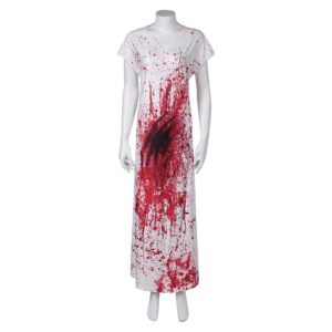 Terrifier 3(2024) Robe Tachée de Sang Cosplay Costume