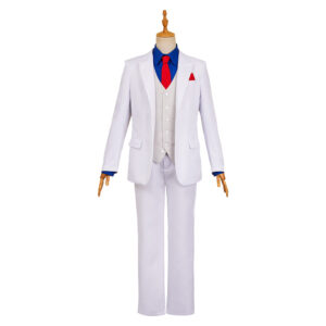 The Dinner Table Detective(2025) Kazamatsuri Kyouichirou Tenue Blanche Cosplay Costume