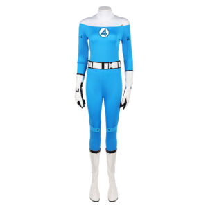 The Fantastic Four: First Steps(2025) Invisible Woman Combinaison Bleue Claire Cosplay Costume