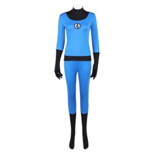 The Fantastic Four: First Steps(2025) Invisible Woman Combinaison Bleue et Noire Cosplay Costume