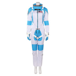 The Fantastic Four: First Steps(2025) Invisible Woman Combinaison Spatiale Bleu et Blanche Cosplay Costume
