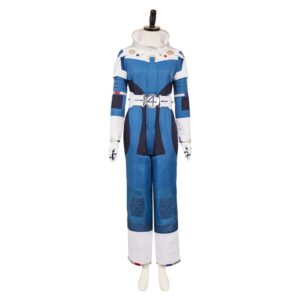 The Fantastic Four: First Steps(2025) Invisible Woman Combinaison Spatiale Bleu et Blanche Cosplay Costume
