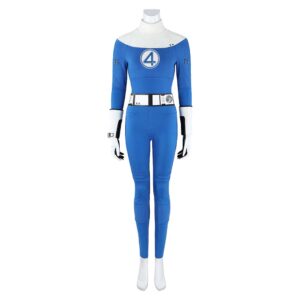 The Fantastic Four: First Steps(2025) Invisible Woman Susan Storm Combinaison Bleue Cosplay Costume