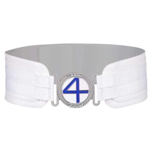 The Fantastic Four: First Steps(2025) Mr. Fantastic Ceinture Blanche Cosplay Accessoire