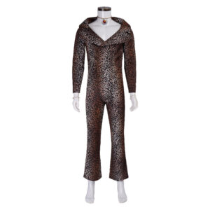 Le Cinquième Élément Ruby Rhod Combinaison à Motif Léopard Cosplay Costume