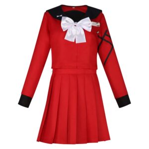 The Hundred Line: Last Defense Academy(2025) Tsukumo Kako JK Robe Rouge Cosplay Costume