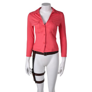The Last of Us Saison 2(2025) Ellie Chemise Rouge Cosplay Costume