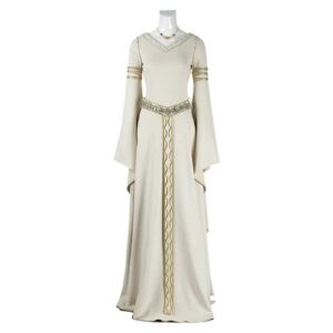 The Lord of the Rings Éowyn Robe Beige Cosplay Costume