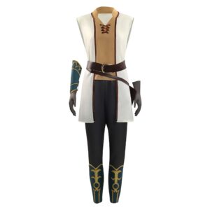 The Lord of the Rings Hera Tenue Blanche et Marrone Cosplay Costume