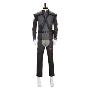 The Witcher: Sirens of The Deep(2025) Geralt of Rivia Tenue Noire Cosplay Costume