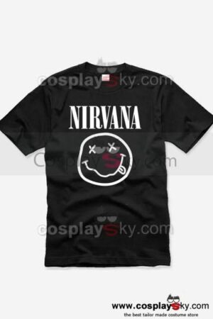 NIRVANA Tee-shirt Noire [Livraison Gratuite]