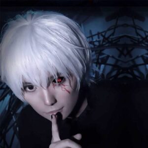 Tōkyō Gūru Kaneki Ken Perruque Cosplay Perruque