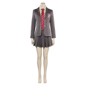 Heartstopper Elle Argent Uniforme Scolaire Cosplay Costume