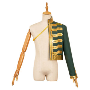Wicked: For Good(2025) Prince Fiyero Cape Verte et Or Cosplay Costume
