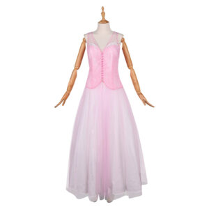 Wicked: For Good(2025) Glinda Robe en Tulle Rose Cosplay Costume