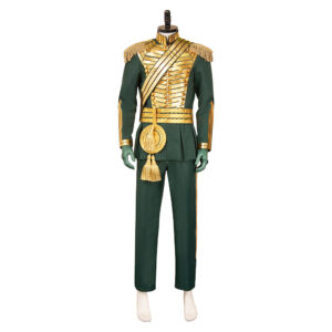 Wicked: For Good(2025) Prince Fiyero Tenue Verte et Or Cosplay Costume