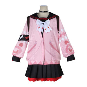 Zenless Zone Zero Ukinami Yuzuha Tenue Rose Cosplay Costume