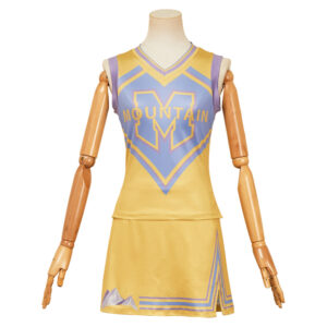 Zombies 4(2025) Addison Uniforme Jaune des Pom-pom Girls Cosplay Costume