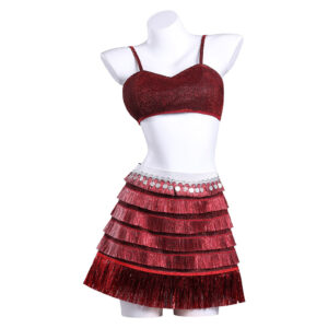 Zootopia 2(2025) Gazelle Tenue Rouge à Paillettes Cosplay Costume
